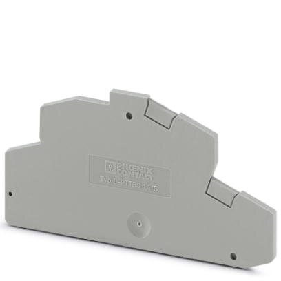 Phoenix Contact Terminal Block End Cover; D-PTTBS 1.5/S; 2.2mm Width; Gray